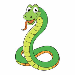 snake, cartoon, animal, reptile, illustration, cobra, vector, serpent, viper, symbol, cute, fun, green, wild, funny, nature, art, sign, character, tattoo, zoo, 2013, design, poisonous, animals