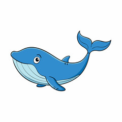 cartoon shark vector illustration
