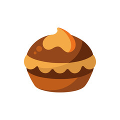 Fried Peanut Butter Cup Dessert on Transparent Background  