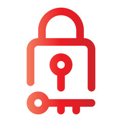 keylock gradient icon