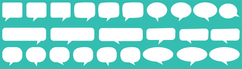 Speech bubble, Speak bubble text, cartoon chatting box, speech balloon, chat bubble line art icon for apps and websites.