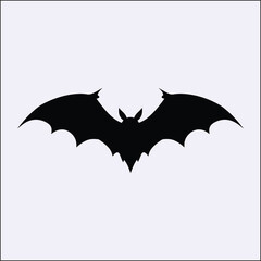 Silhouette of Bat, Flying Horror