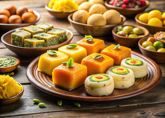 Stacked Peda: Delicious Indian Milk Confection