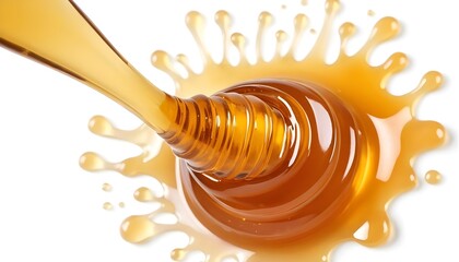 Honey Pouring and Splashing