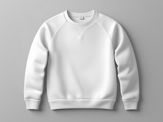 Mockup for a white crewneck sweatshirt