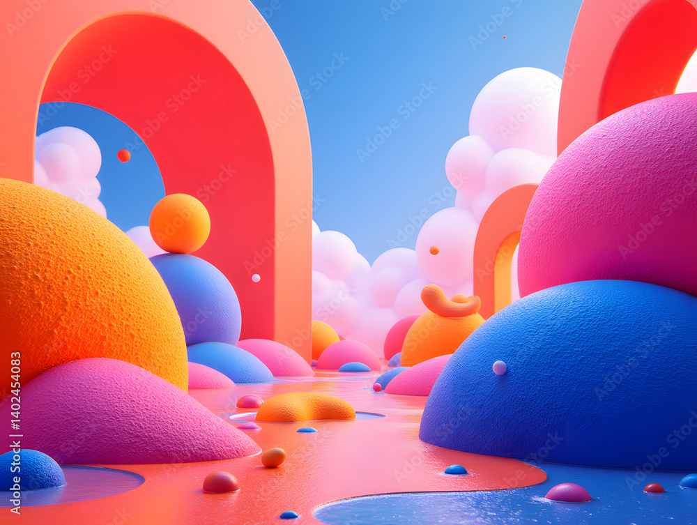 Poster abstract background modern technology future graphics, gradient abstract ppt background