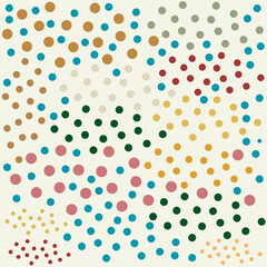 Colorful Abstract Pattern Featuring Multicolored Dots with Modern Geometric Design