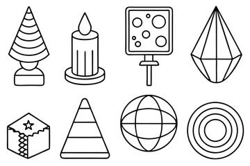 dual line art illustration contemporary black and white