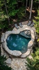 Outdoor Hot Tub Forest View