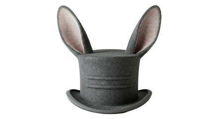 Isolated Rabbit Ear Hat