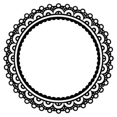 black and white frame