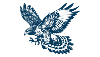 Buteo buteo  Common buzzard vector