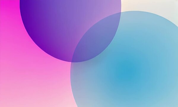 Abstract colorful overlapping circles