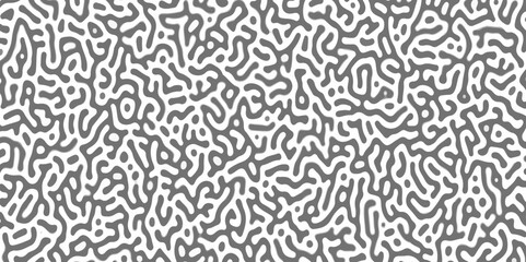 Gradient noise line abstract spread geometric background. Monochrome Turing reaction background. Abstract diffusion pattern with chaotic shapes. Vector illustration	