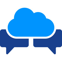 Cloud Messaging Icon