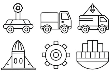 dynohaul pro line art visualizing efficient cargo transportation systems