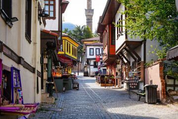 Naklejka premium Traditional Buildings in Eskisehir, Turkiye