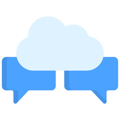 Cloud Messaging Icon