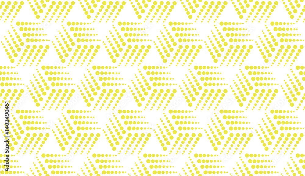 Poster abstract geometric pattern. a seamless vector background. white and yellow ornament. graphic modern 