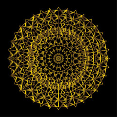 mandala round ornament