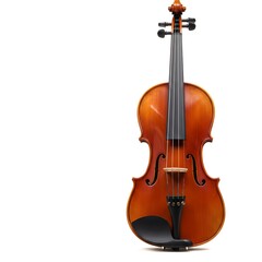 Fototapeta premium Classic Violin on a White Background