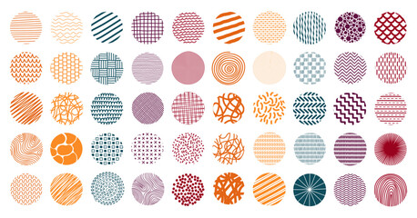 Circle Shape Ornament Pattern Doodle