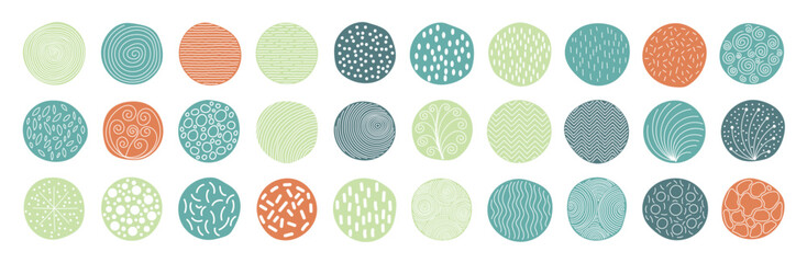 Circle Shape Ornament Pattern Doodle