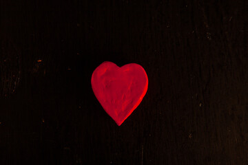 Valentines Day greeting card. Love is. Colorful hearts for valentines day or love background