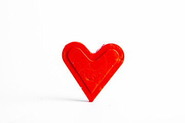 Valentines Day greeting card. Love is. Colorful hearts for valentines day or love background