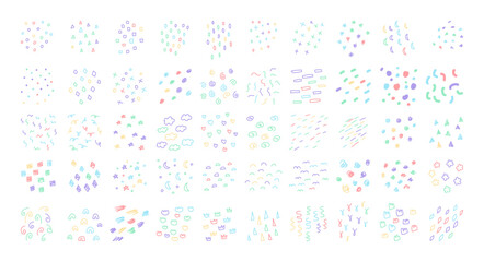 Scatter Shape Doodle Scribble Scrapbook Ornament