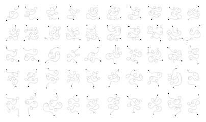 Dashed Line Path with Dots