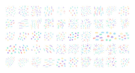 Scatter Shape Doodle Scribble Scrapbook Ornament