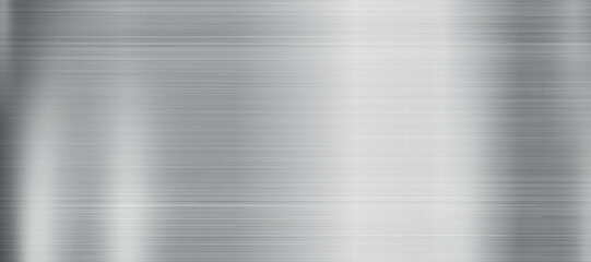 Silver texture, aluminum web background template - Vector illustration