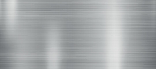 Silver texture, aluminum web background template - Vector illustration