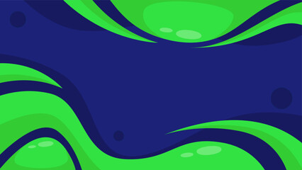 
green and blue sports background vector with fluid wave shape