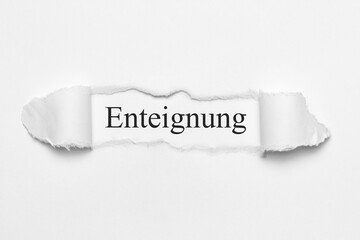 Enteignung	
