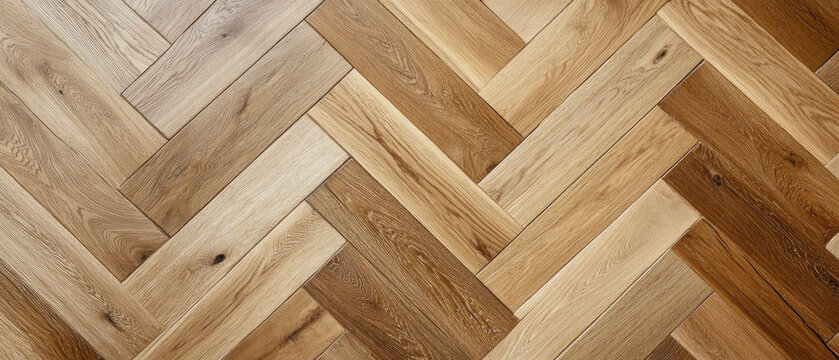 Wooden parket parquet as natural rustic texture board panel wall in brown wood, vintage appearance, oblique structure	