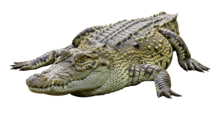 Isolated Crocodile