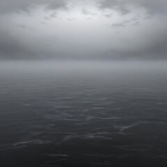Fototapeta premium Mysterious Foggy Sea