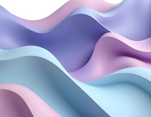 Fototapeta premium Abstract Pastel Wave Background