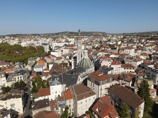 Fototapeta premium vichy vue du ciel