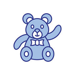 Teddy Bear Icon vector stock illustration