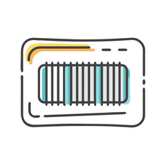 barcode icon, barcode vector illustration-simple illustration of barcode, perfect for barcode logos and icons