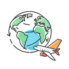 international freight icon, international freight vector illustration-simple illustration of international freight, perfect for international freight logos and icons