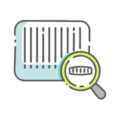 inventory barcode icon, inventory barcode vector illustration-simple illustration of inventory barcode, perfect for inventory barcode logos and icons