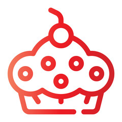 muffin gradient icon