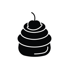 Cupcake Icon vector stock illustration