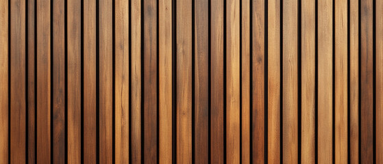 Wood background banner, brown wooden acoustic panels wall texture , seamless pattern