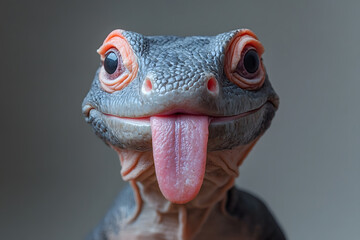 close up of a head of a dragon