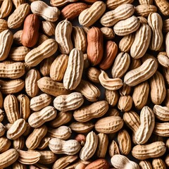 Obraz premium Pile of Peanuts in Shells